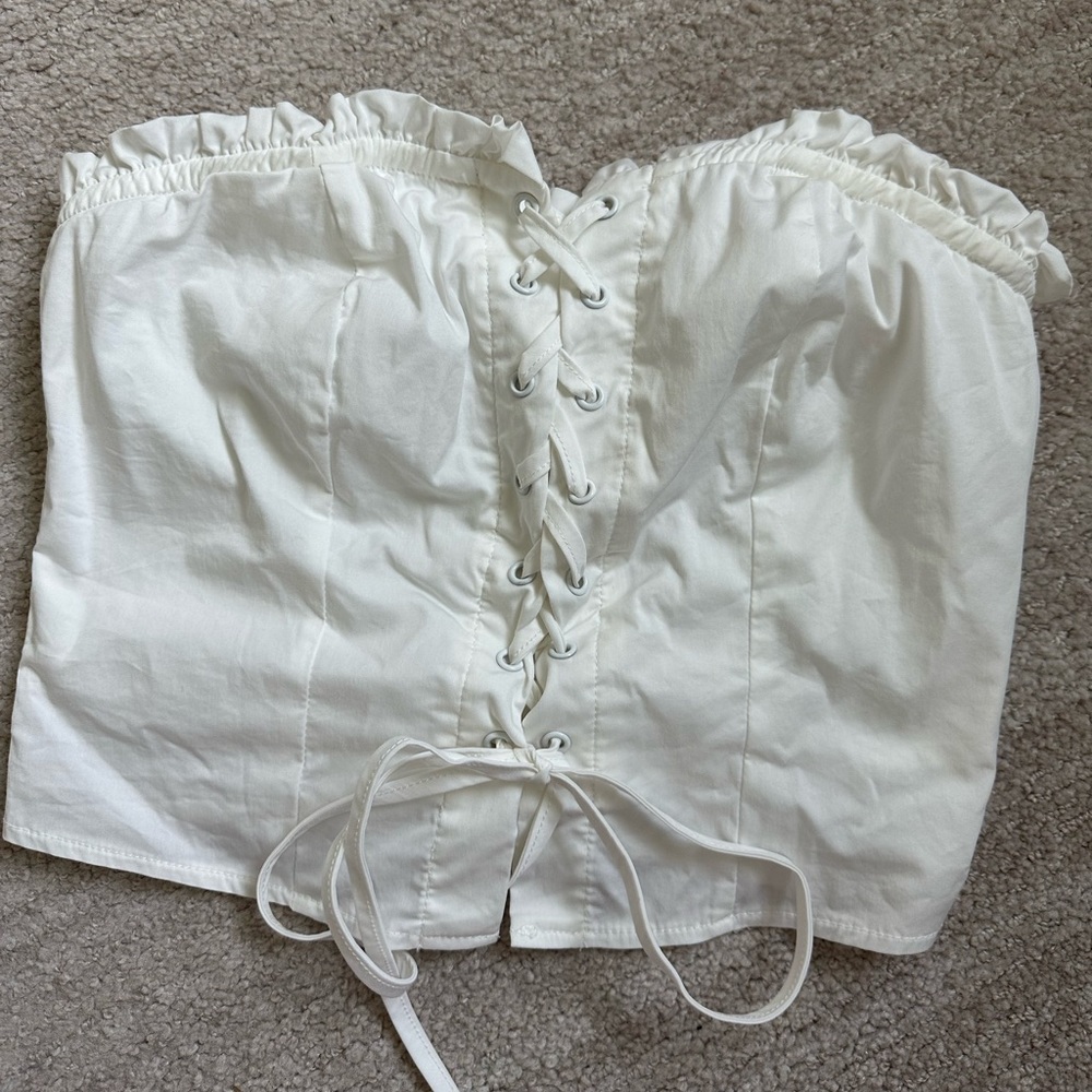 White corset